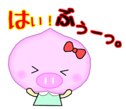 It is a peach,maron It is a persimmon. sticker #1739245