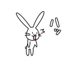 Bunny of long ears sticker #1739547
