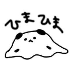 Ghost panda .Fun every day. sticker #1739789