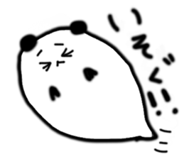 Ghost panda .Fun every day. sticker #1739795