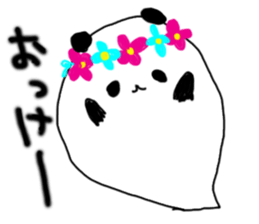 Ghost panda .Fun every day. sticker #1739803