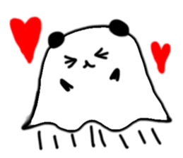Ghost panda .Fun every day. sticker #1739807
