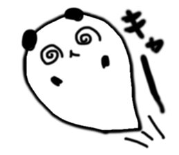 Ghost panda .Fun every day. sticker #1739808