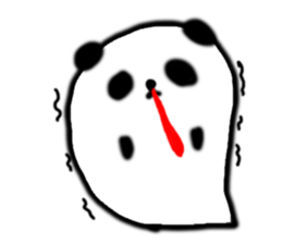 Ghost panda .Fun every day. sticker #1739818