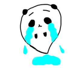 Ghost panda .Fun every day. sticker #1739819