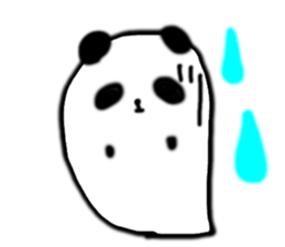 Ghost panda .Fun every day. sticker #1739821