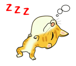 Cute tiger cat sticker #1740000