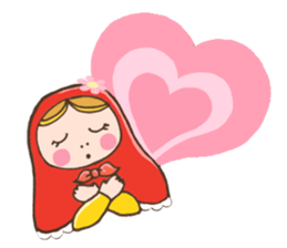 matryoshka girl "Nina" sticker #1740345