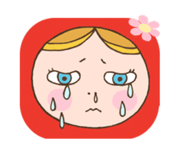 matryoshka girl "Nina" sticker #1740351