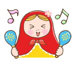 matryoshka girl "Nina" sticker #1740361