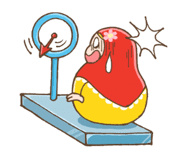 matryoshka girl "Nina" sticker #1740363