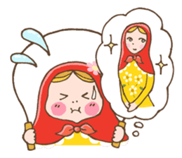 matryoshka girl "Nina" sticker #1740364