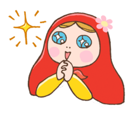 matryoshka girl "Nina" sticker #1740368