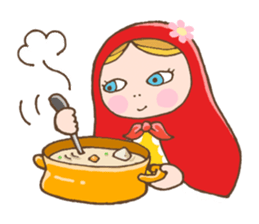 matryoshka girl "Nina" sticker #1740380