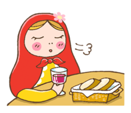 matryoshka girl "Nina" sticker #1740382