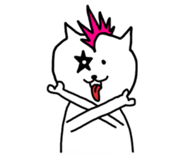 Cat Punks sticker #1740505