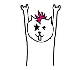 Cat Punks sticker #1740513