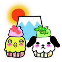 Cupcake Animal sticker #1740944