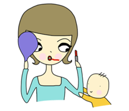 Mommy love you sticker #1741256