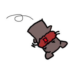 Yorkie Marron that floppy ears 2 sticker #1741664