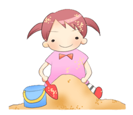 Childcare Sticker " Musume-chang " sticker #1741886