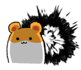 Wild hamster sticker #1742066