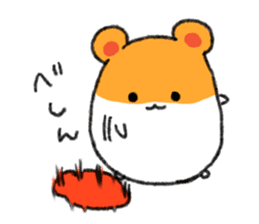 Wild hamster sticker #1742076