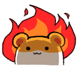 Wild hamster sticker #1742082