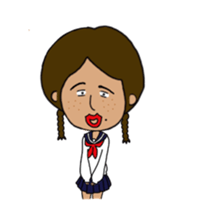 Japanese annoying girl TAKAKO(17) vol.2 sticker #1742243