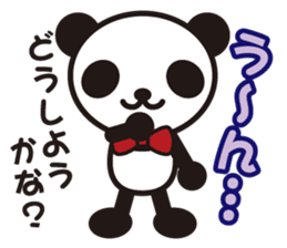 white&black panda vol.2 sticker #1742996