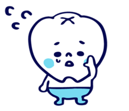 Pretty teeth & Streptococcus mutans sticker #1744309