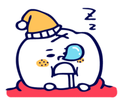 Pretty teeth & Streptococcus mutans sticker #1744315