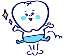 Pretty teeth & Streptococcus mutans sticker #1744325