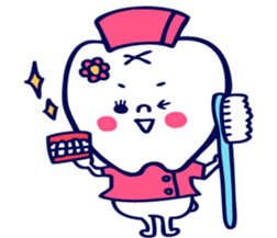Pretty teeth & Streptococcus mutans sticker #1744332