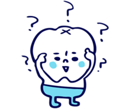 Pretty teeth & Streptococcus mutans sticker #1744336