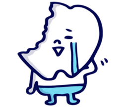 Pretty teeth & Streptococcus mutans sticker #1744343