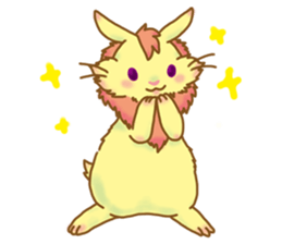 mokomoko animal sticker #1744788