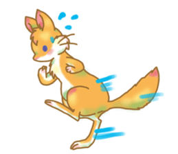 mokomoko animal sticker #1744789