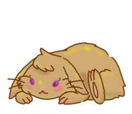 mokomoko animal sticker #1744801