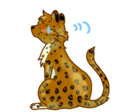 mokomoko animal sticker #1744807