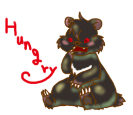 mokomoko animal sticker #1744810