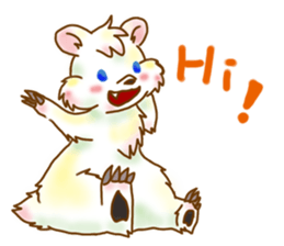 mokomoko animal sticker #1744811