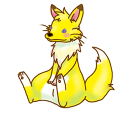 mokomoko animal sticker #1744817