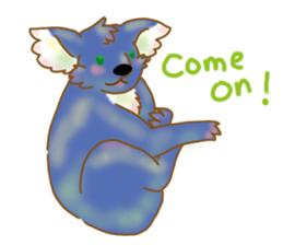 mokomoko animal sticker #1744819