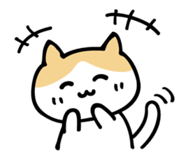 honobono cat sticker #1745239