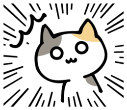 honobono cat sticker #1745242