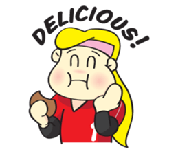 Softball Girls (English) sticker #1745275