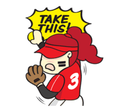 Softball Girls (English) sticker #1745296