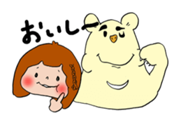 Bear Yuji and Coco sticker #1745439