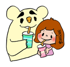 Bear Yuji and Coco sticker #1745459